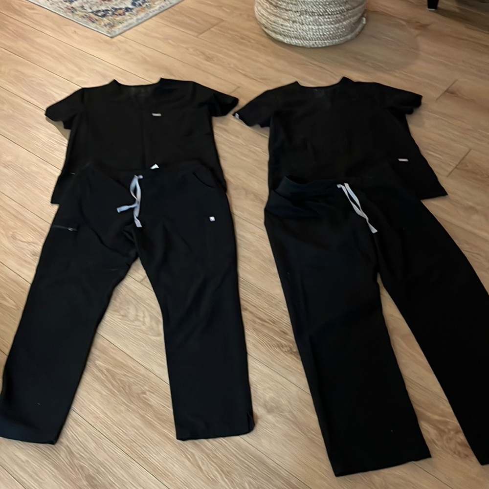 Figs scrubs. Two sets. Tops size medium, bottoms size medium petite